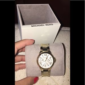 Michael kors gold tone watch